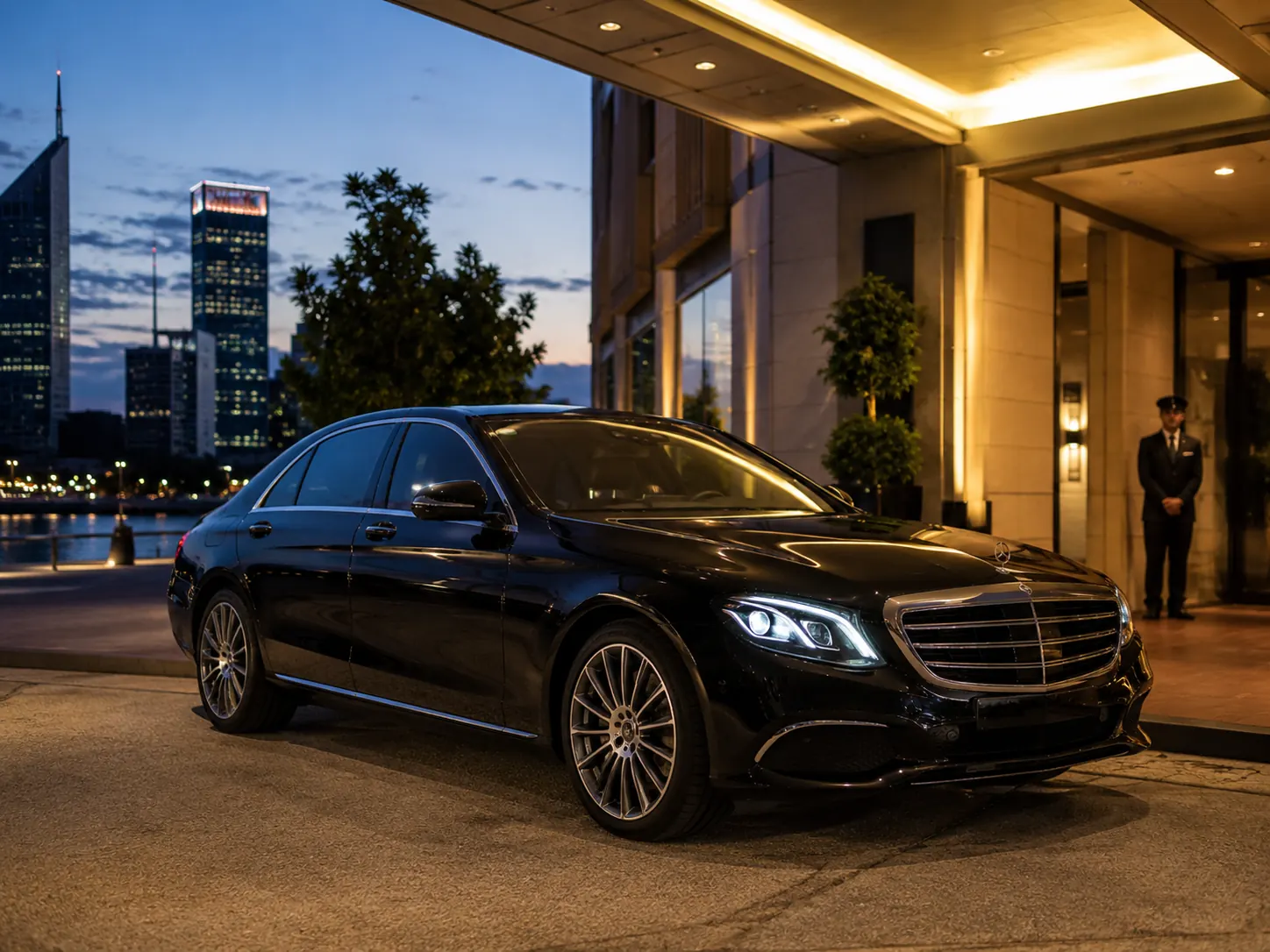 Mercedes-Benz E-Class sedan in the Noble Chauffeurs fleet
