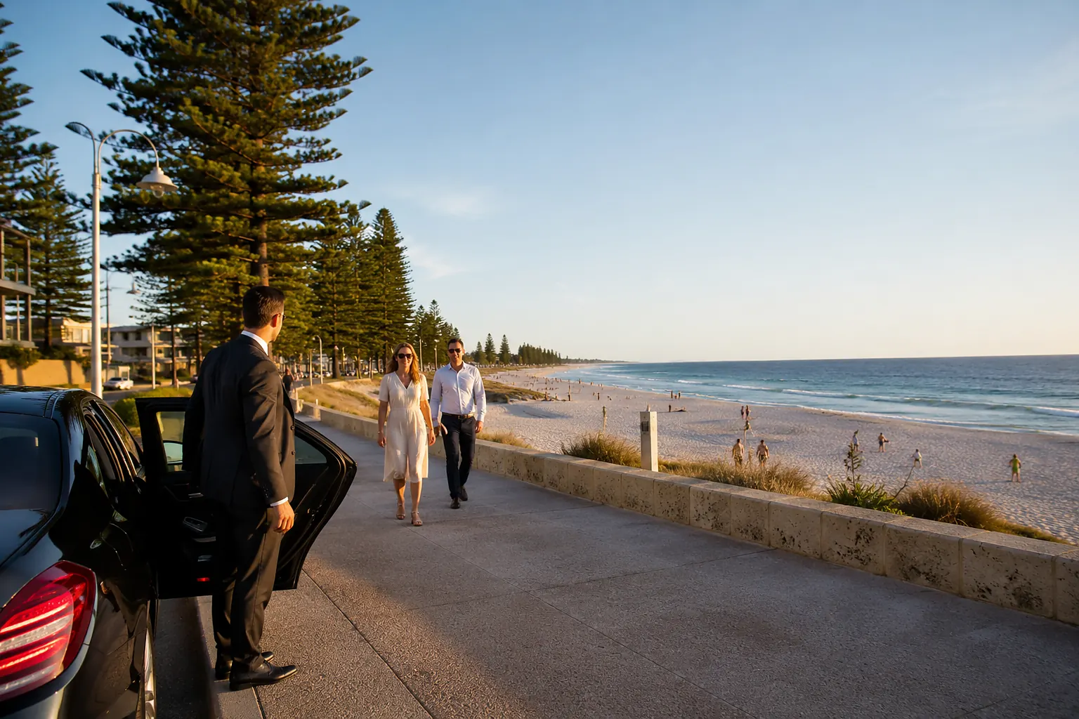 Scarborough Beach promenade and Indian Ocean views